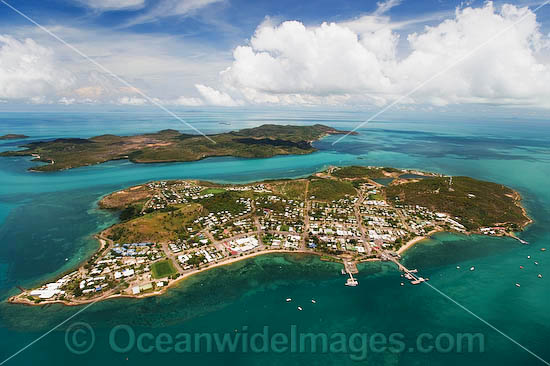 Aerial Thursday Island photo