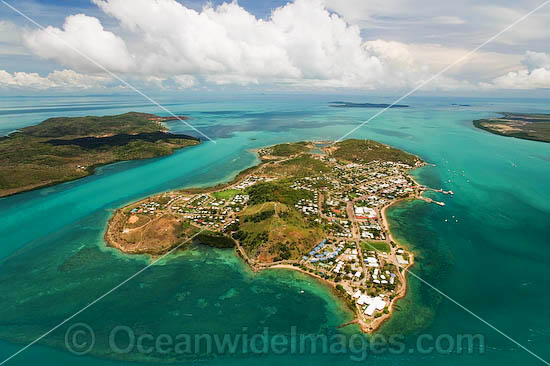 Aerial Thursday Island photo