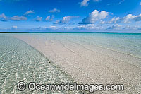 Tidal ripples tropical beach Cocos Islands Photo - Gary Bell