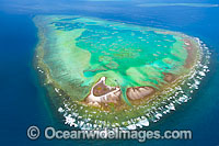 One Tree Island and Sykes Reef Photo - Gary Bell