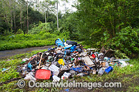 Rubbish dumped in forest Photo - Gary Bell