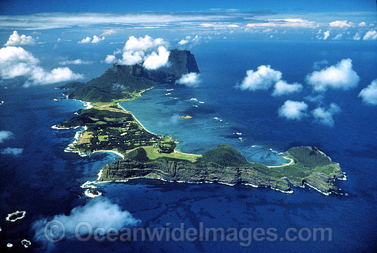 Aerial Lord Howe Island photo