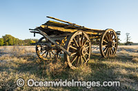 Old Bullock Dray, situated on a farm property in Gostwyck, near Armidale, New South Wales, Australia.