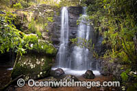 Tea Tree Falls, New England World Heritage National Park, New South Wales, Australia. This rainforest is on the World Heritage List in recognition of its outstanding universal value.